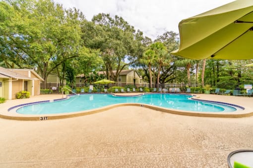 Swimming Pool at Laurel Oaks Apartments in Tampa, FL