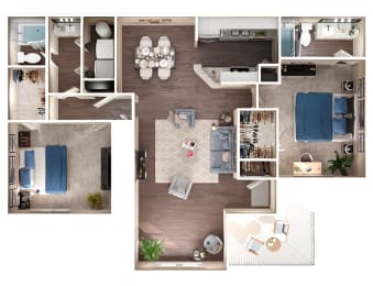  Floor Plan Churchill