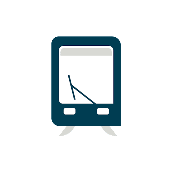 A graph is displayed on a computer screen icon.