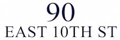 A blue font displays the numbers 90 and East 10th street.