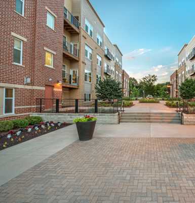Courtyard at The Enclave Luxury Apartments