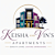 A logo for Keisha and Vin's Apartments with a tagline underneath.