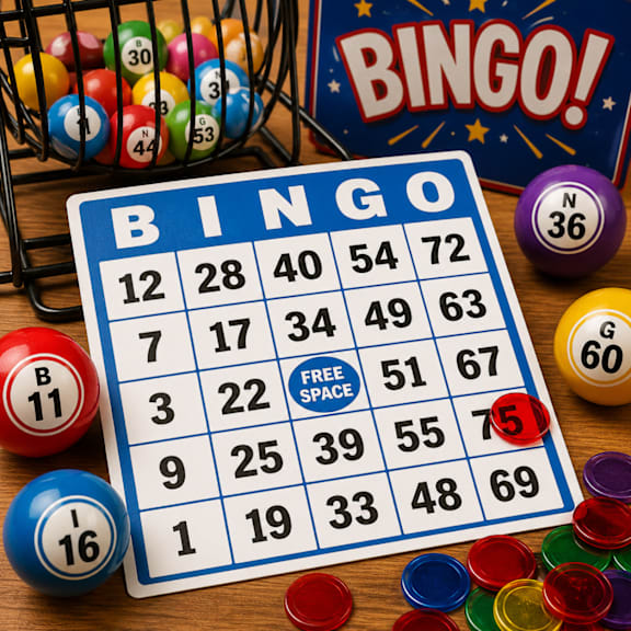 Bingo at Castle Vista Senior Duplex Community Apartments, Atwater, 95301