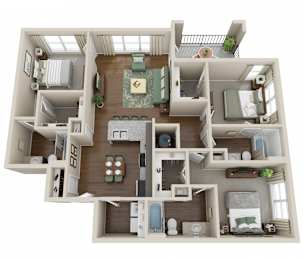 3 Bedroom, 3 Bath