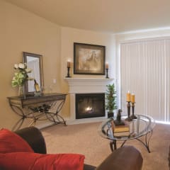 spacious open concept living room at The Preserve at Rock Springs in Rock Springs, Wyoming