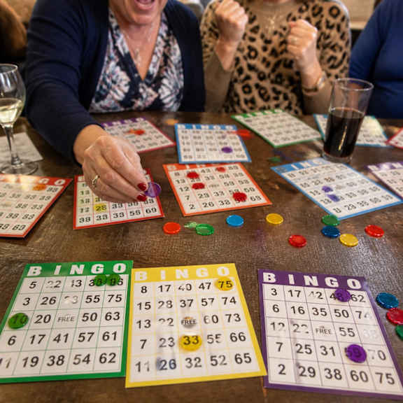 Horse race at River Commons Senior Living, Redding, California