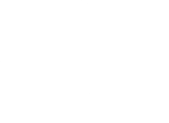A white circle with a horizontal line through it.