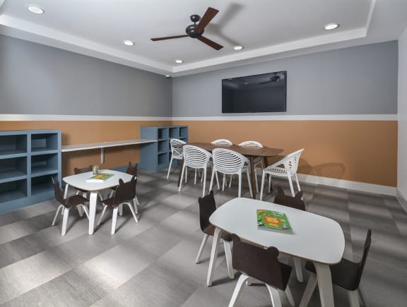 Common Dining Area at Rio Lofts, San Antonio, 78204