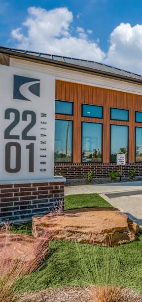 A building with the number 22 on it is shown.