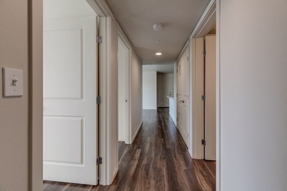 Hallway through apt at GATEWAY BY VINTAGE, Washington, 98387
