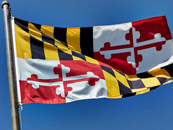 A Flag at Chapel Springs Apartments, Maryland