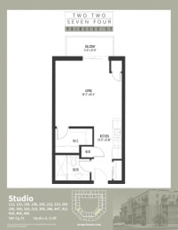 Studio A at 2274 Princess St., Kingston