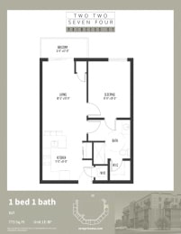 Unit 1E BF at 2274 Princess St., Kingston