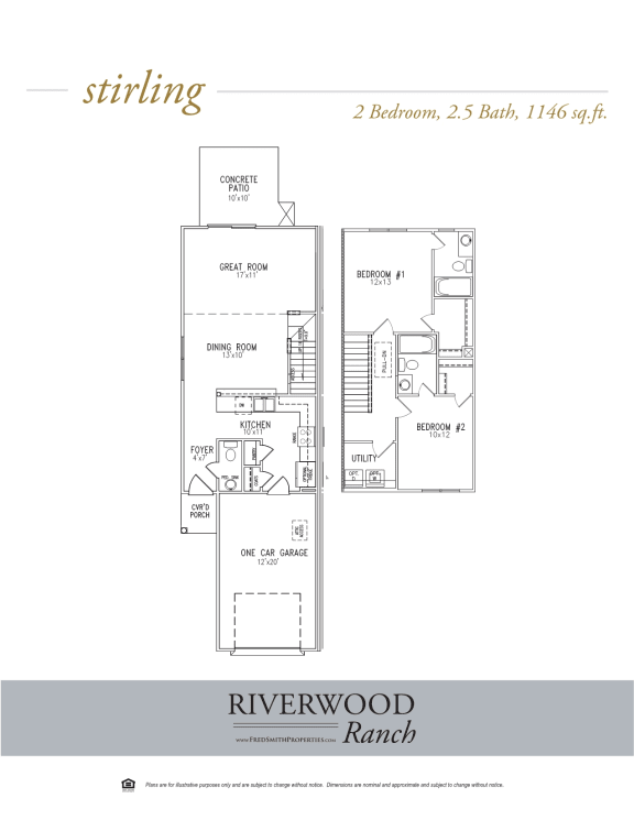 Stirling floorplan