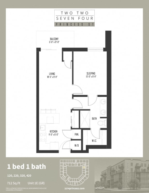 Unit 1E GR at 2274 Princess St., Ontario