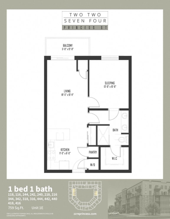 Unit 1E at 2274 Princess St., Ontario, K7M 3G4
