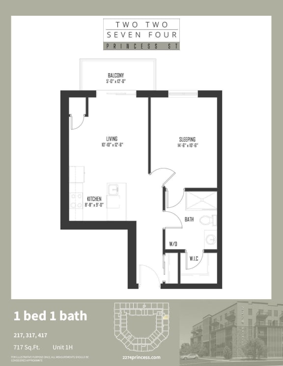 Unit 1H at 2274 Princess St., Kingston