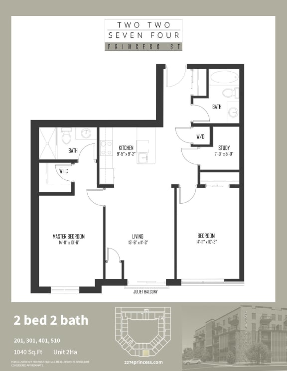 Unit 2Ha at 2274 Princess St., Kingston, Ontario