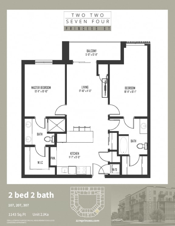 Unit 2JKa at 2274 Princess St., Kingston, ON, K7M 3G4