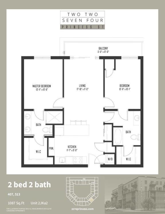 Unit 2JKa2 at 2274 Princess St., Ontario, K7M 3G4