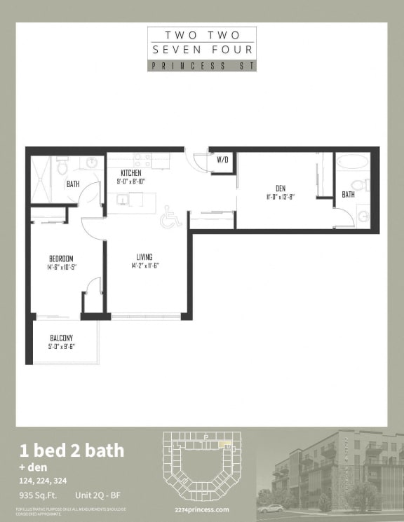 Unit 2Q BF at 2274 Princess St., Ontario, K7M 3G4