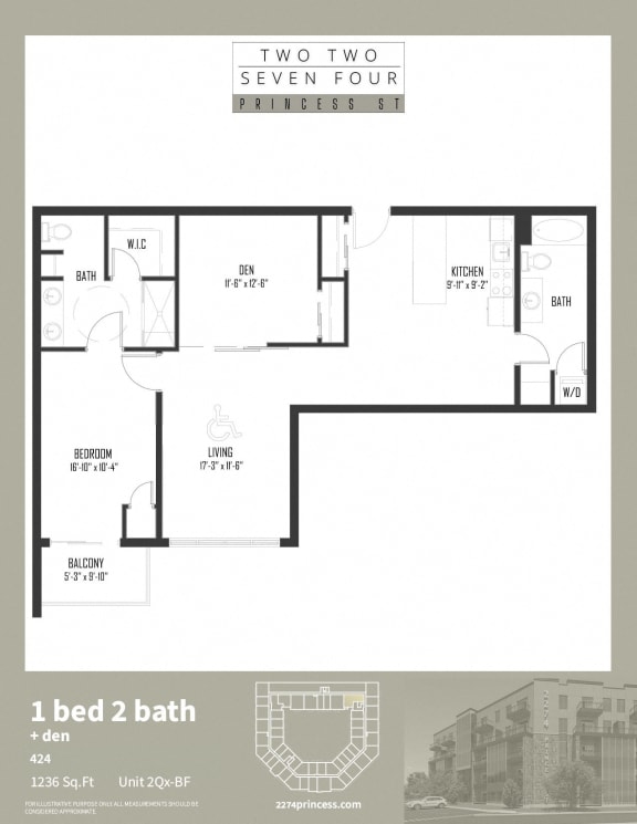 Unit 2Q BF at 2274 Princess St., Ontario
