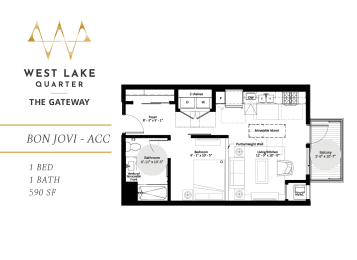 the floor plan of west lake apartments