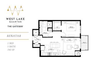 Benatar Floor Plan at The Gateway at West Lake Quarter, Minneapolis