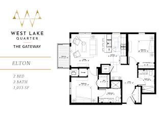 Elton Floor Plan at The Gateway at West Lake Quarter, Minneapolis