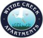 Logo with bird for Wythe Creek apartments