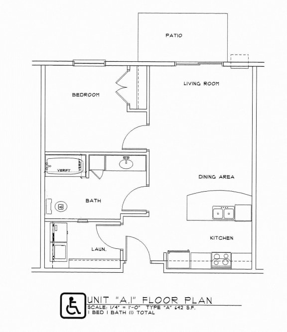 1 bedroom