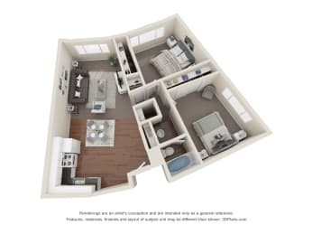 2 bedroom 924 square feet at Regency Park, Reno, 89509