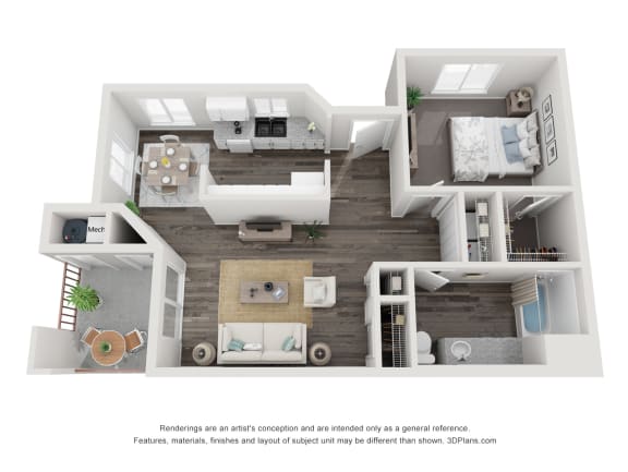 1 bedroom 1 bath at The Dresden, Las Vegas