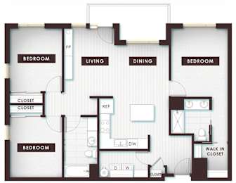 3.1B at Delo Apartments, Louisville, CO, Colorado, 80027