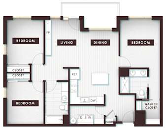 3.1A at Delo Apartments, Louisville, 80027