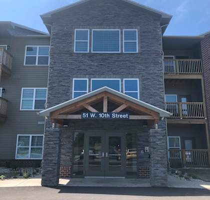 Entrance View at Lake Park Market Apartments, Indiana, 46342