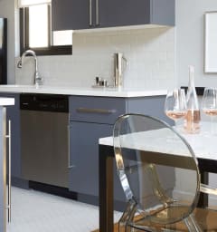 Kitchen Interior at 888 Hilgard – Furnished Apartments, Los Angeles, 90024