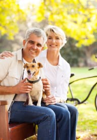 Dominium_Crane Creek_Couple and Dog_Lifestyle Image