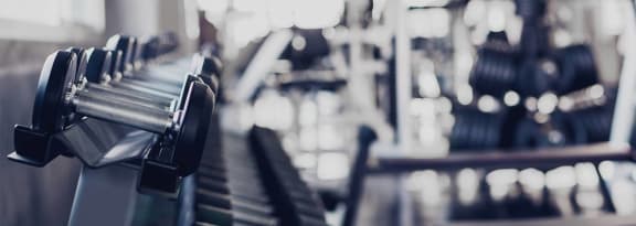 a gym with a bunch of machines in it