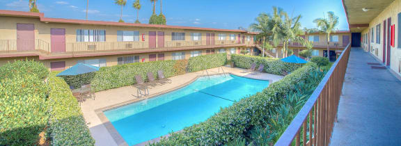 Tuscany Pool at Tuscany Villas Apartments, West Covina