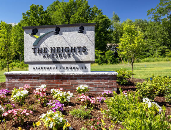 Heights Amesbury Main Signage