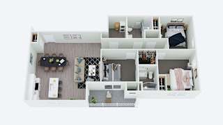 Floor Plan The Heritage: 3Bed/2Bath