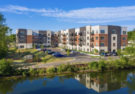 River and greenery side apartment at Panton Mill Station Apartments,J Street Property Services, LLC, South Elgin, Illinois