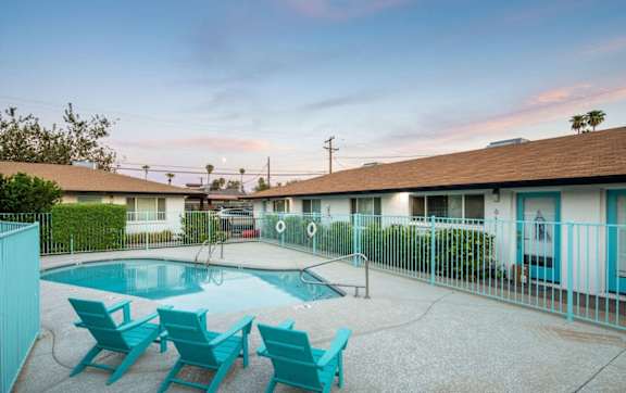 the pool at the preserve at polo apartments fl