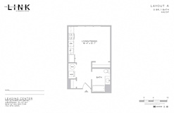 Studio Floor Plan at The Link at Aberdeen Station, Aberdeen
