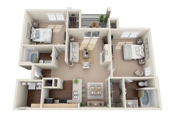 Harmony Floor Plan Harmony Floor Plan at Sonterra Apartment Homes, Austin