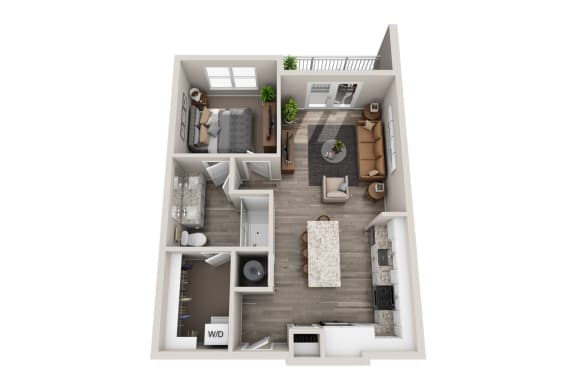 1 bed 1 bath at JTB Apartments, Jacksonville, FL