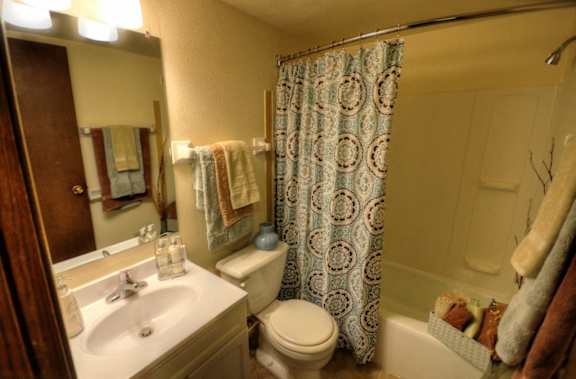 a bathroom with a toilet and a sink and a shower