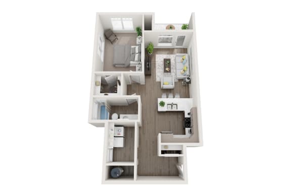 one bedroom/one bath