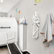 A playground with a blue slide and wooden structure. at Paces Pointe Apartment Homes, Matthews, NC, 28105